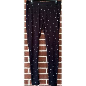 Torrid Black Leggings with White Crosses Size 1X